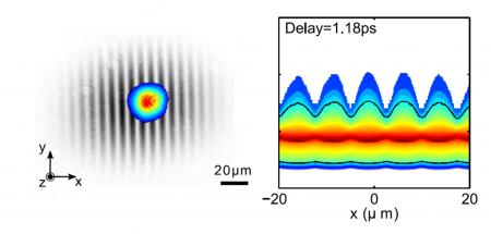 L\'efficacité d\'un bon réseau, même transitoire, pour renforcer le couplage impulsion laser-plasma