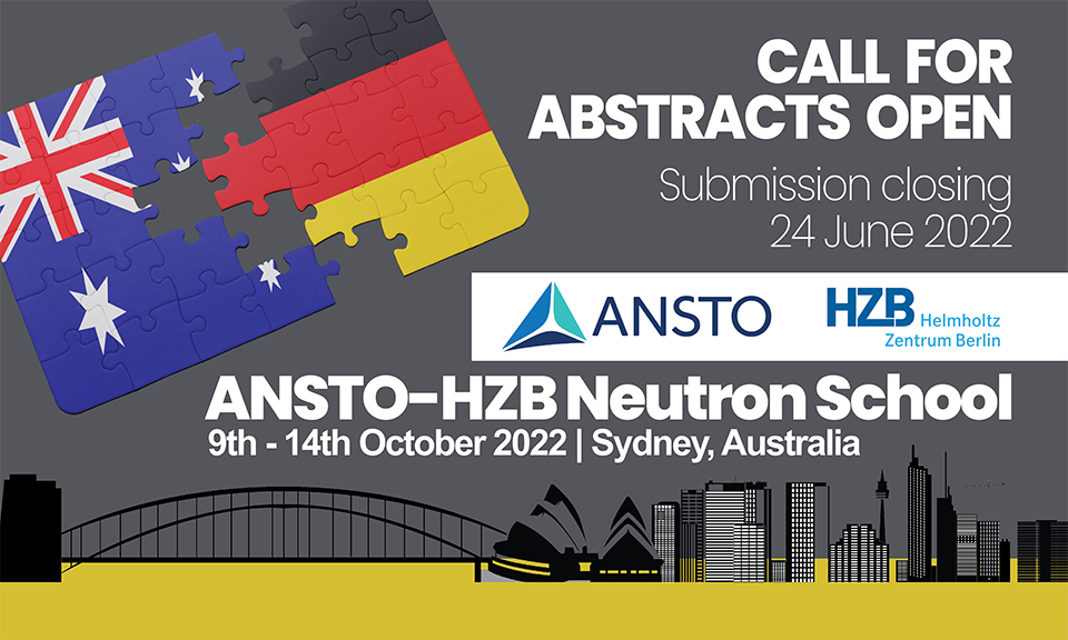 ANSTO HZB Neutron School, Sydney 9-14 octobre 2022