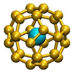 New 32-electrons principle: the case of the An@C28 (An = Th, Pa, U, Pu) family of organometallic compounds 
