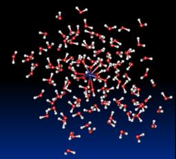 Classical dynamic molecular of cluster with spherical boundary conditions