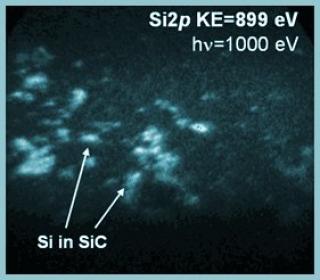 First results in X-rays Photo-Electrons Emission Microscopy (XPEEM)