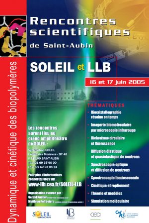 Rencontres LLB-Soleil  : Dynamique et cinétique des biopolymères  (16-17 Juin 2005)