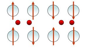 High Tc supraconductivity and spin waves fluctuations