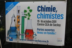 Journées portes ouvertes 2011 CEA Saclay « Chimie, chimistes ».