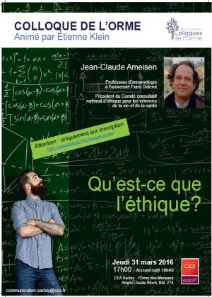 « Colloque de l’Orme » exceptionnel avec Jean-Claude Ameisen