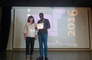 Prix de la meilleure présentation orale à Mamour Sall lors de la 6ème rencontre IBAF