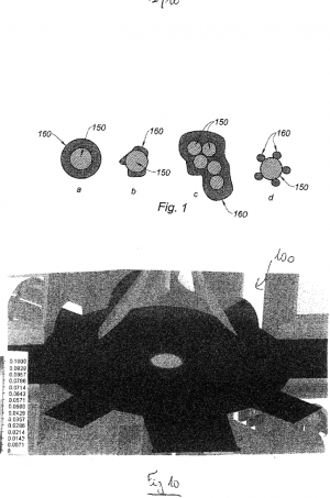 Dispositif pour la synthèse de nanoparticules de type cœur-coquille par pyrolyse laser et procédé associé.