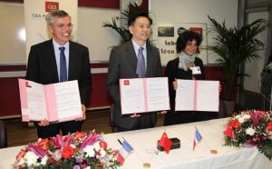 Signature d’un MoU entre l’Université Jiao Tong de Shanghai et le LLB sur « l’utilisation de faisceaux de neutrons dans l’étude des matériaux »