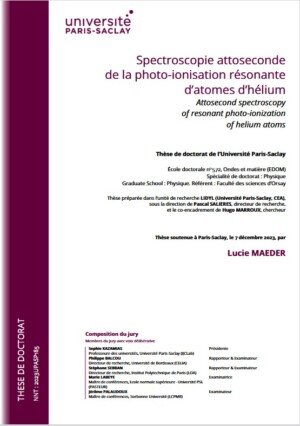 Attosecond spectroscopy of resonant photoionization of helium atoms