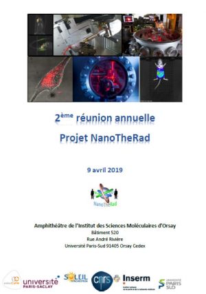 Sur vos agendas : NanoTherad,  2ème réunion annuelle le 9 avril 2019