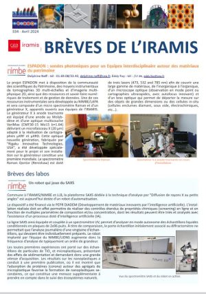 Brèves de l’IRAMIS n° 334 (Avril 2024)