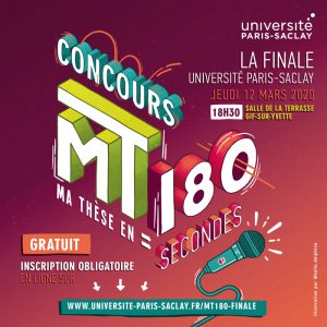 MT 180 s –  2020 : « Ma thèse en 180 s »