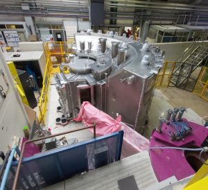 Delivery of the time-of-flight chamber of Sharp, the new LLB instrument at the ILL