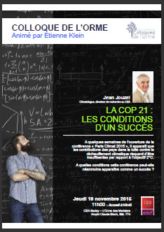 La COP 21 : les conditions d’un succès