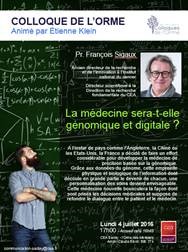 La médecine sera-t-elle génomique et digitale ?