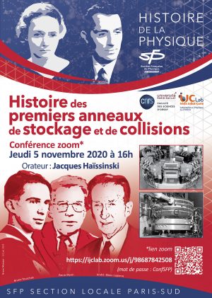 Séminaire SFP : « Histoire des premiers anneaux de stockage et de collisions »