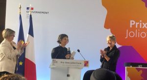 Remise du  Prix « Femme scientifique de l’année 2022 » à Bérangère Dubrulle du SPEC, Prix Joliot-Curie 2022
