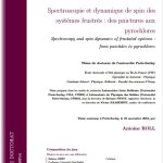 Spectroscopy and spin dynamics of frustrated systems: from pnictides to pyrochlores