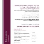 Chimie d’interface et structure électronique dans les capacités paraélectriques réglables en tension pour les applications 5G