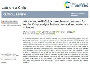 Une revue collaborative de chercheurs du LIONS souligne le rôle pionnier du NIMBE dans l’échantillonnage micro et milli-fluidique pour l’analyse in-situ sous rayons X