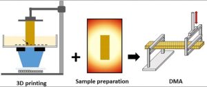 Nouveau protocole d’analyse mécanique dynamique de photo-polymères imprimés en 3D