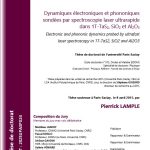 Dynamiques électroniques et phononiques sondées par spectroscopie laser ultrarapide dans 1T-TaS2, SiO2 et Al2O3