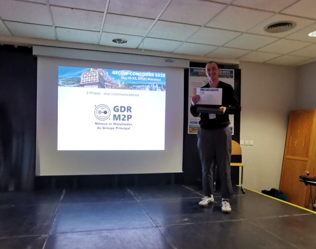 Un prix de communication orale pour Cyril Theulier !