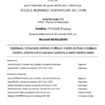 Statistiques, &eacute;v&eacute;nements extr&ecirc;mes et diffusion des ondes dans les ondes de flexion &eacute;lastiques