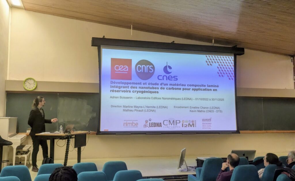 F&eacute;licitations &agrave; Adrien Boissenin pour l&rsquo;obtention de son doctorat de l&rsquo;Universit&eacute; Paris-Saclay