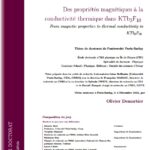 From magnetic properties to heat transport in KTb3F10.