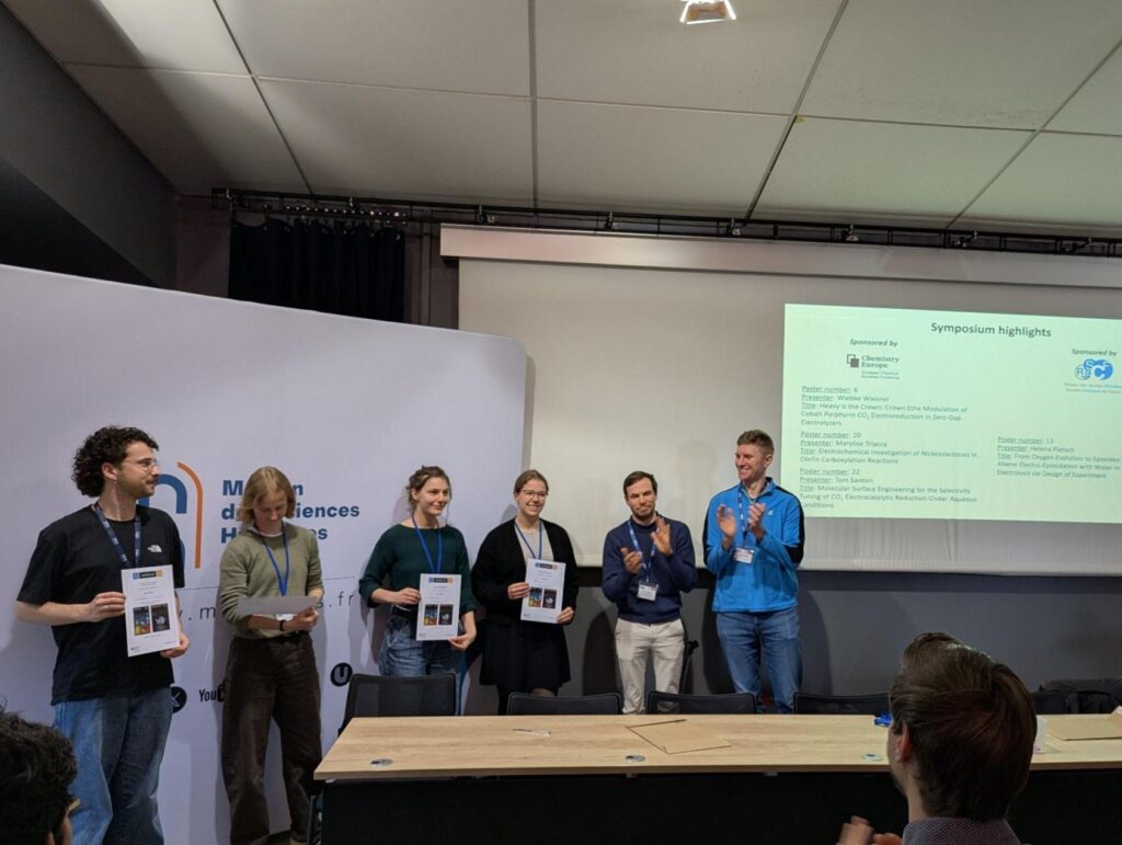 Best poster presentation to Marylise Triacca at the 2nd French-German Symposium on Molecular ElectroCatalysis&nbsp;