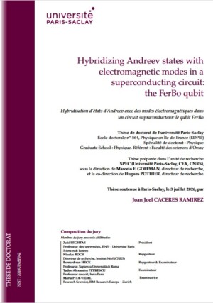 Hybridizing Andreev states with electromagnetic modes in a superconducting circuit: the FerBo qubit