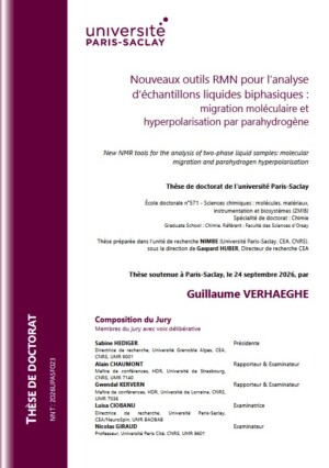 New NMR tools for the analysis of two-phase liquid samples: molecular migration and parahydrogen hyperpolarisation
