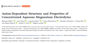 Anion-Dependent Structure and Properties of Concentrated Aqueous Magnesium Electrolytes